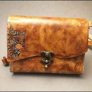 handmade leather bag